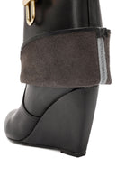 Women's Black Wedge Heel Boots | Derimod Women's Black Wedge Heel Boots | Derimod