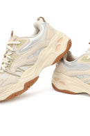 Kadın Bej Bağcıklı Kalın Tabanlı Sneaker | Derimod Kadın Bej Bağcıklı Kalın Tabanlı Sneaker | Derimod