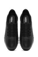 Woman Black Leather Comfort Shoes | Derimod Woman Black Leather Comfort Shoes | Derimod