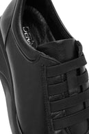 Woman Black Leather Comfort Shoes | Derimod Woman Black Leather Comfort Shoes | Derimod