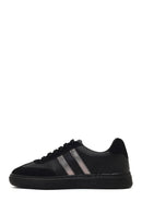 Women's Black Lace-Up Thick-Soled Sneaker | Derimod Women's Black Lace-Up Thick-Soled Sneaker | Derimod