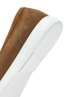 Women's Brown Suede Leather Loafer | Derimod Women's Brown Suede Leather Loafer | Derimod