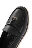 Kadın Siyah Deri Comfort Loafer | Derimod Kadın Siyah Deri Comfort Loafer | Derimod