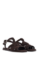 Women's Brown Ankle Strap Suede Leather Sandal
| Derimod
Women's Brown Ankle Strap Suede Leather Sandal
| Derimod