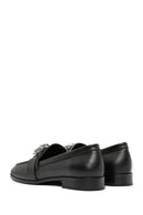 Kadın Siyah Tokalı Deri Maskülen Loafer | Derimod Kadın Siyah Tokalı Deri Maskülen Loafer | Derimod