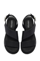 Women's Black Buckled Leather Sandal
| Derimod
Women's Black Buckled Leather Sandal
| Derimod