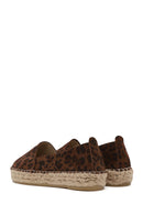 Woman Leopard Suede Espadrilles | Derimod Woman Leopard Suede Espadrilles | Derimod