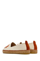 Kastamonu Stone Print Women's Tan Patterned Espadrilles | Derimod Kastamonu Stone Print Women's Tan Patterned Espadrilles | Derimod