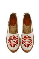 Kastamonu Stone Print Women's Tan Patterned Espadrilles | Derimod Kastamonu Stone Print Women's Tan Patterned Espadrilles | Derimod