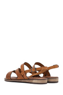 Women's Tan Leather Bodrum Sandals | Derimod Women's Tan Leather Bodrum Sandals | Derimod