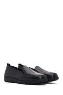 Women's Black Leather Comfort Loafer | Derimod Women's Black Leather Comfort Loafer | Derimod