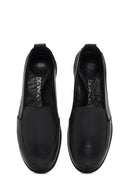 Women's Black Leather Comfort Loafer | Derimod Women's Black Leather Comfort Loafer | Derimod