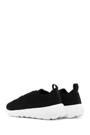 Derimod Zero Kadın Siyah Bağcıklı Kalın Tabanlı Sneaker | Derimod Derimod Zero Kadın Siyah Bağcıklı Kalın Tabanlı Sneaker | Derimod