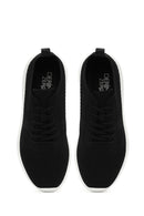 Derimod Zero Kadın Siyah Bağcıklı Kalın Tabanlı Sneaker | Derimod Derimod Zero Kadın Siyah Bağcıklı Kalın Tabanlı Sneaker | Derimod
