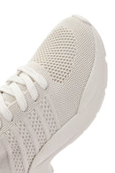 Derimod Zero Women's Beige Lace-Up Thick-Sole Sneakers | Derimod Derimod Zero Women's Beige Lace-Up Thick-Sole Sneakers | Derimod