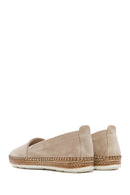 Women's Beige Suede Leather Comfort Loafer | Derimod Women's Beige Suede Leather Comfort Loafer | Derimod