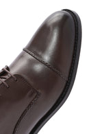 Men's Brown Laced Leather Classic Shoes | Derimod Men's Brown Laced Leather Classic Shoes | Derimod