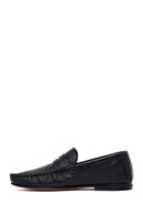 Erkek Siyah Deri Loafer | Derimod Erkek Siyah Deri Loafer | Derimod