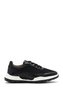 Men's Black Lace-up Leather Sneaker | Derimod Men's Black Lace-up Leather Sneaker | Derimod