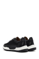 Men's Black Lace-up Leather Sneaker | Derimod Men's Black Lace-up Leather Sneaker | Derimod