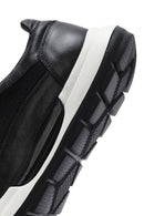 Men's Black Lace-up Leather Sneaker | Derimod Men's Black Lace-up Leather Sneaker | Derimod