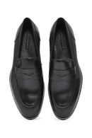 Erkek Siyah Deri Klasik Loafer | Derimod Erkek Siyah Deri Klasik Loafer | Derimod