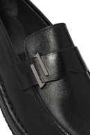 Men's Black Leather Casual Loafer | Derimod Men's Black Leather Casual Loafer | Derimod