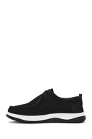 Men's Black Lace-Up Nubuck Leather Comfort Shoes | Derimod Men's Black Lace-Up Nubuck Leather Comfort Shoes | Derimod