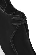 Men's Black Lace-Up Nubuck Leather Comfort Shoes | Derimod Men's Black Lace-Up Nubuck Leather Comfort Shoes | Derimod