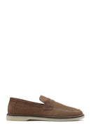 Erkek Vizon Süet Deri Casual Loafer | Derimod Erkek Vizon Süet Deri Casual Loafer | Derimod