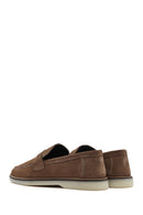 Erkek Vizon Süet Deri Casual Loafer | Derimod Erkek Vizon Süet Deri Casual Loafer | Derimod