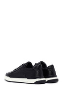 Men's Black Lace-up Leather Sneaker | Derimod Men's Black Lace-up Leather Sneaker | Derimod