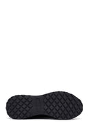Men's Black Lace Up Leather Sneakers | Derimod Men's Black Lace Up Leather Sneakers | Derimod