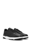 Men's Black Lace-up Leather Sneaker | Derimod Men's Black Lace-up Leather Sneaker | Derimod