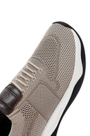 Derimod Zero Men's Beige Thick-Soled Fabric Sneakers | Derimod Derimod Zero Men's Beige Thick-Soled Fabric Sneakers | Derimod