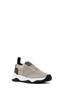 Derimod Zero Men's Beige Thick-Soled Fabric Sneakers | Derimod Derimod Zero Men's Beige Thick-Soled Fabric Sneakers | Derimod