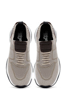 Derimod Zero Men's Beige Thick-Soled Fabric Sneakers | Derimod Derimod Zero Men's Beige Thick-Soled Fabric Sneakers | Derimod