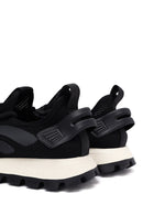 Derimod Zero Erkek Siyah Bağcıklı Kalın Tabanlı Kumaş Sneaker | Derimod Derimod Zero Erkek Siyah Bağcıklı Kalın Tabanlı Kumaş Sneaker | Derimod