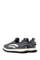 Derimod Zero Erkek Gri Bağcıklı Kalın Tabanlı Kumaş Sneaker | Derimod Derimod Zero Erkek Gri Bağcıklı Kalın Tabanlı Kumaş Sneaker | Derimod