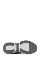Erkek Gri Bağcıklı Kalın Tabanlı Kumaş Sneaker | Derimod Erkek Gri Bağcıklı Kalın Tabanlı Kumaş Sneaker | Derimod