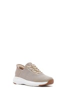 Derimod Zero Men's Beige Thick-Soled Fabric Sneakers | Derimod Derimod Zero Men's Beige Thick-Soled Fabric Sneakers | Derimod