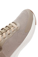 Derimod Zero Men's Beige Thick-Soled Fabric Sneakers | Derimod Derimod Zero Men's Beige Thick-Soled Fabric Sneakers | Derimod