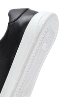Men's Black Lace-up Leather Sneaker | Derimod Men's Black Lace-up Leather Sneaker | Derimod