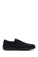 Erkek Lacivert Nubuk Deri Casual Loafer | Derimod Erkek Lacivert Nubuk Deri Casual Loafer | Derimod