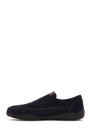 Erkek Lacivert Nubuk Deri Casual Loafer | Derimod Erkek Lacivert Nubuk Deri Casual Loafer | Derimod