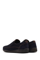 Erkek Lacivert Nubuk Deri Casual Loafer | Derimod Erkek Lacivert Nubuk Deri Casual Loafer | Derimod