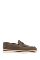 Men's Mink Suede Leather Casual Loafer | Derimod Men's Mink Suede Leather Casual Loafer | Derimod