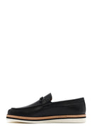 Men's Black Leather Casual Loafer | Derimod Men's Black Leather Casual Loafer | Derimod