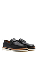 Men's Black Leather Casual Loafer | Derimod Men's Black Leather Casual Loafer | Derimod