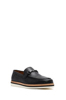 Men's Black Leather Casual Loafer | Derimod Men's Black Leather Casual Loafer | Derimod
